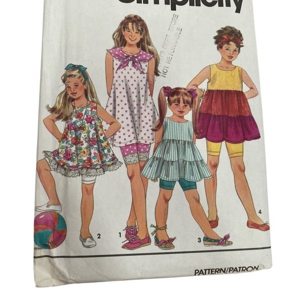Simplicity Sewing Pattern Daisy Kingdom 2994 8145 + 7852 Dress Sundress -4 total - Picture 6 of 9